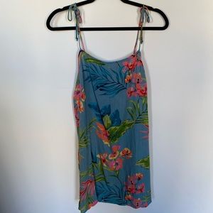 NWT Billabong Tie Back Tropical Sundress